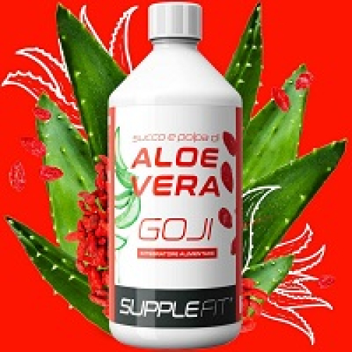 24-shop.ch - SuppleFit Saft und Fruchtfleisch der ALOE VERA mit Goji-Beeren   1 Liter